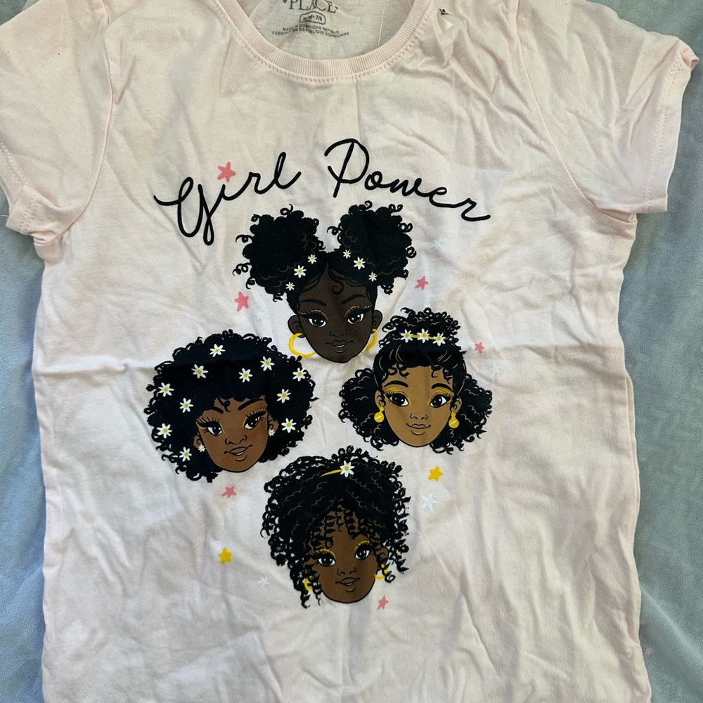 Girl Power Kids Shirt - Pink